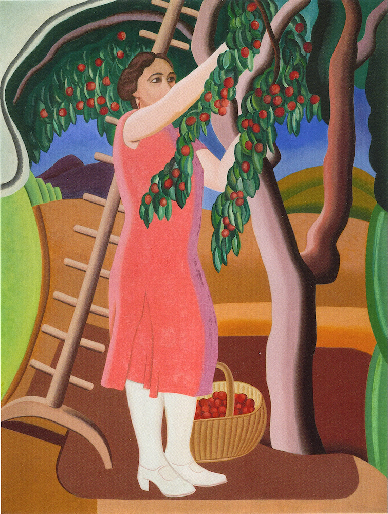 Auguste Herbin FEMME AU CERISIER